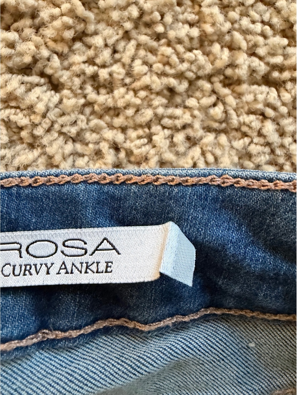 Sofia Jeans by Sofia Vergara Rosa Curvy High Rise Skinny Ankle Jeans Sz 10 - Picture 7 of 9